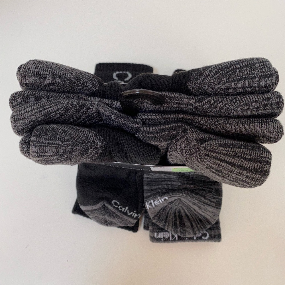 Calvin Klein Cushioned Ribbed Crew Socks 7-12 shoes - Picture 9 of 9